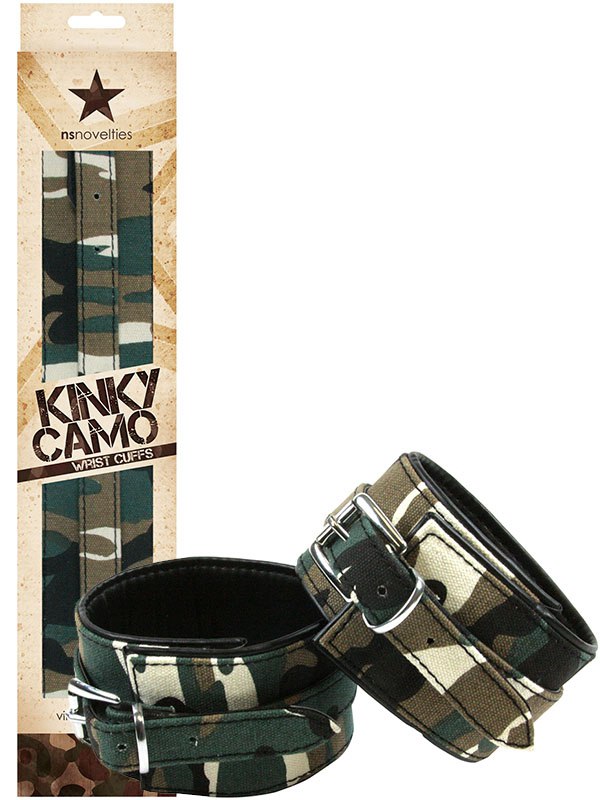  Kinky Camo Wrist Cuffs