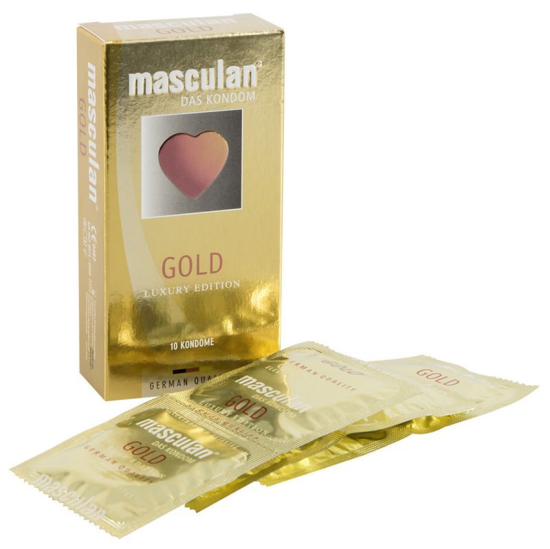 Утонченные презервативы Masculan Ultra Type5 Gold – золотистый, 10 шт.