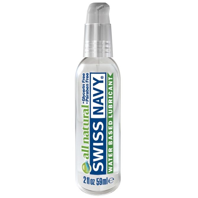   Swiss Navy All Natural Water Base Lubricant - 59 .