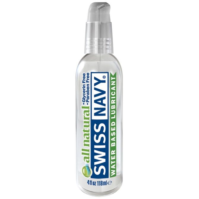   Swiss Navy All Natural Water Base Lubricant - 118 .