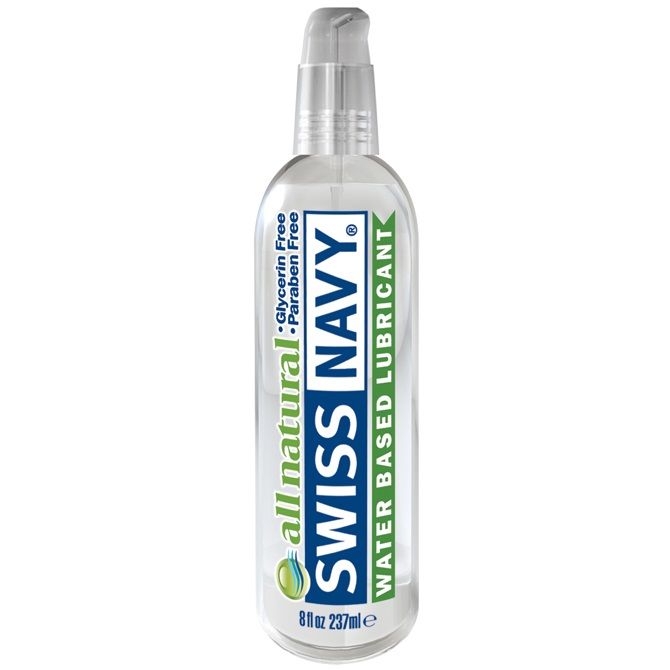   Swiss Navy All Natural Water Base Lubricant - 237 .