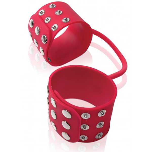   SILICONE CUFFS RED