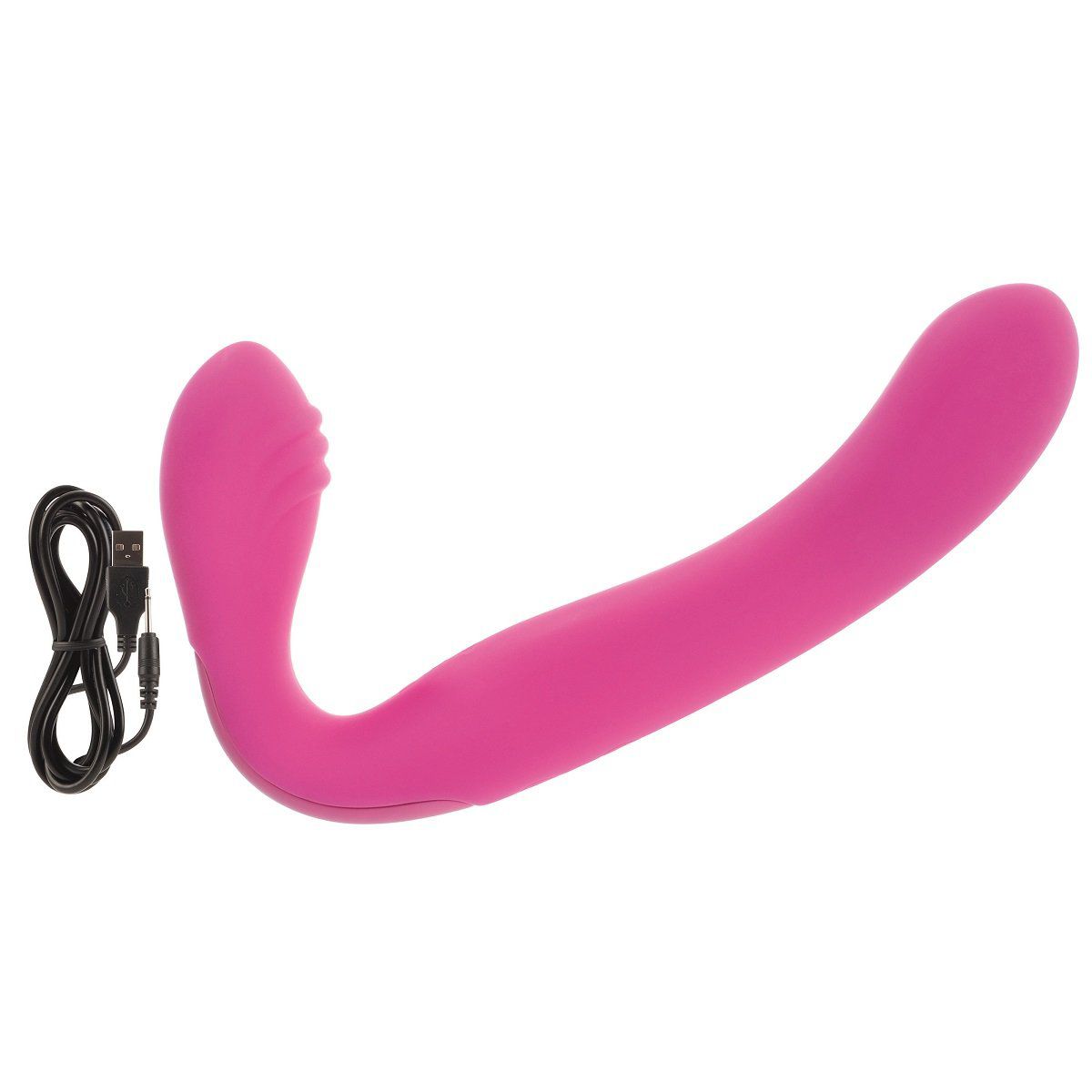     Rechargeable Silicone Love Rider Strapless Strap-On
