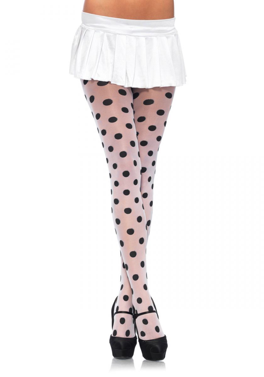    SHEER POLKA DOT PANTYHOSE