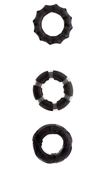   3    MENZSTUFF STRETCHY COCK RINGS
