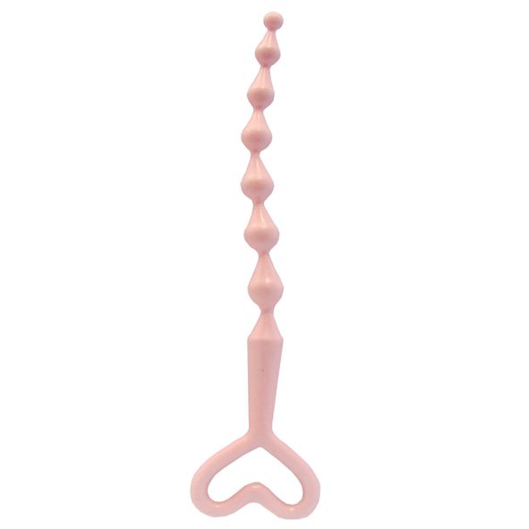Розовая анальная цепочка REE SEDUCE PINK - 32 см.