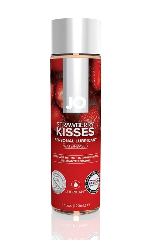        JO Flavored Strawberry Kiss - 120 .
