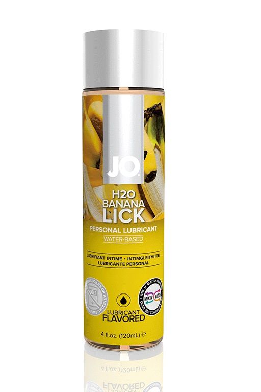        JO Flavored Banana Lick - 120 .