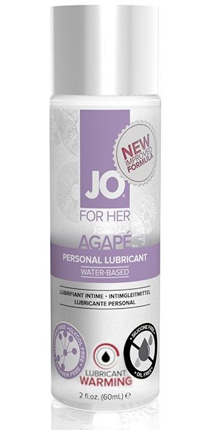       JO AGAPE LUBRICANT WARMING - 60 .