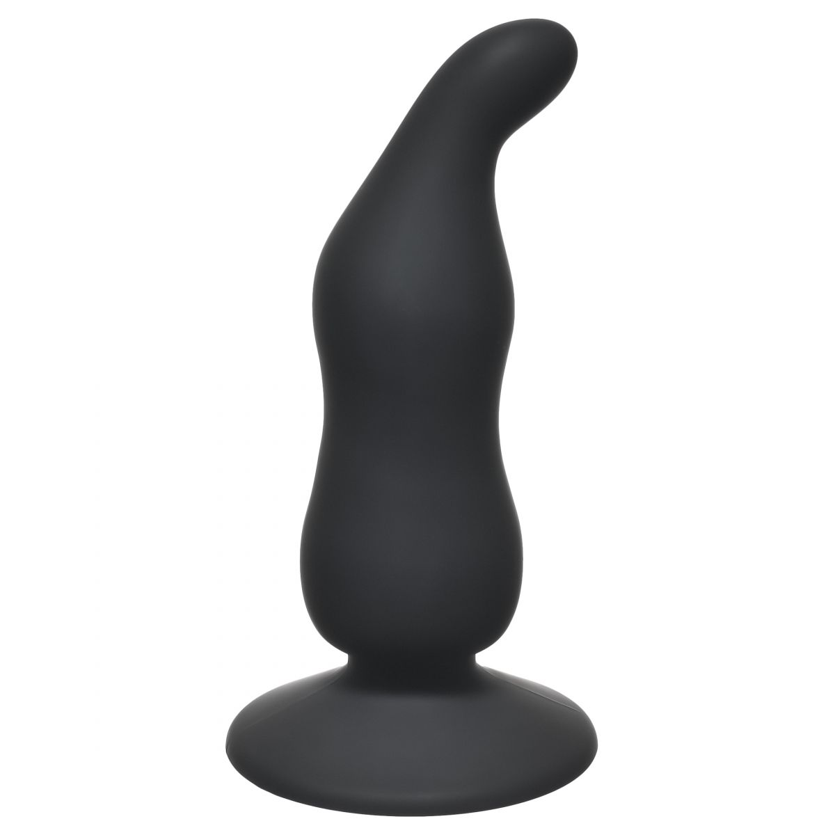 ׸   Waved Anal Plug Black - 11 .