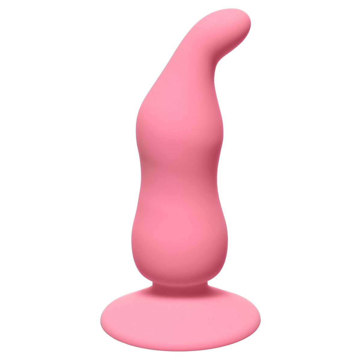    Waved Anal Plug Pink - 11 .