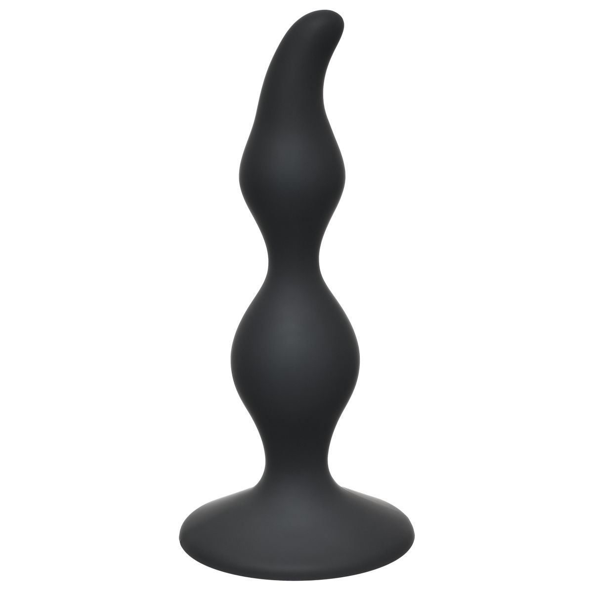 ׸   Curved Anal Plug Black - 12,5 .