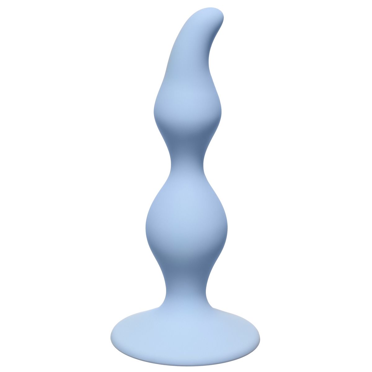    Curved Anal Plug Blue - 12,5 .