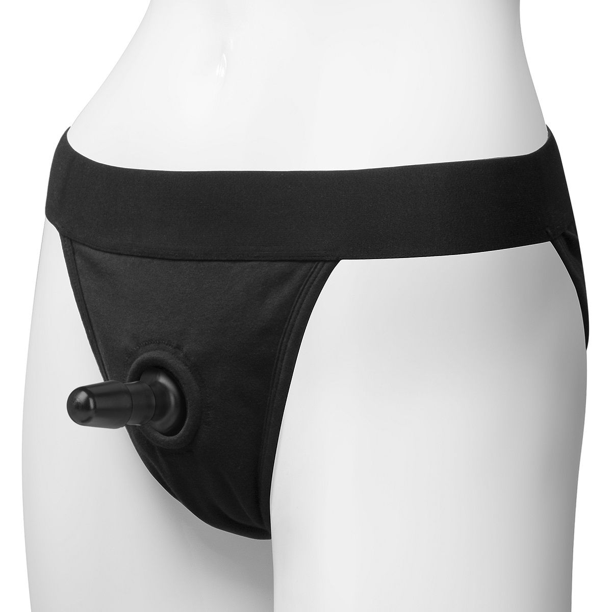    Vac-U-Lock Panty Harness with Plug Full Back - S/M