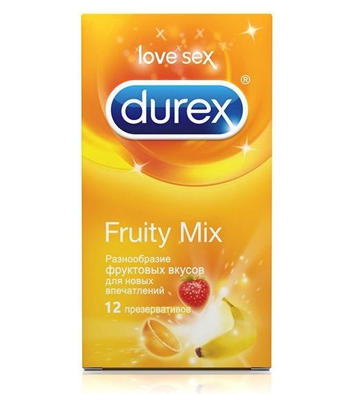     Durex Fruity Mix - 12 .