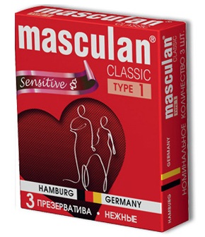  Masculan Classic Sensitive - 3 .