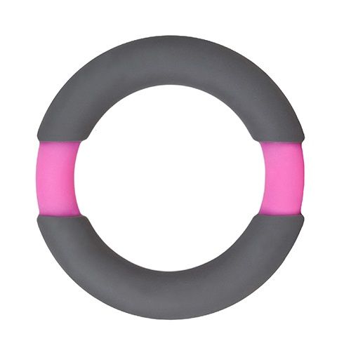    NEON STIMU RING 37MM GREY/PINK