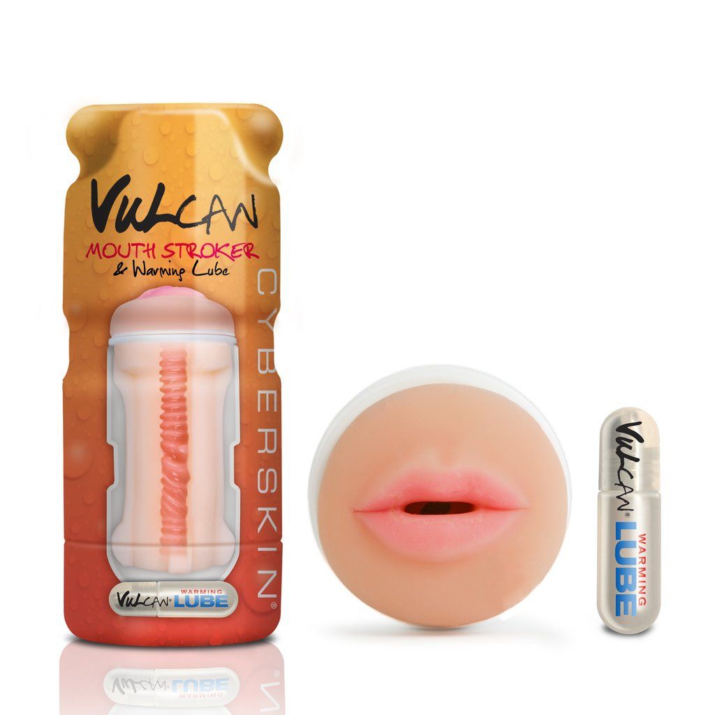 - Cyberskin Vulcan Mouth Stroker with Warming Lube