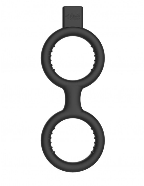   E-Stimulation Cock Ring with Ballstrap