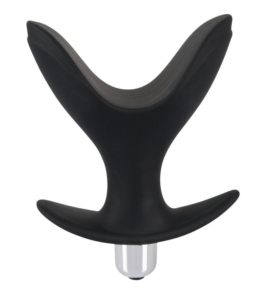 ׸  V-  Black Velvets Vibrating Anchor Plug   - 10,3 .