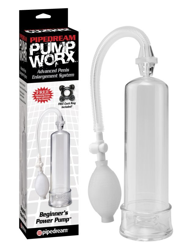 Помпа для мужчин Pump Worx Beginner’s Power Pump – прозрачный
