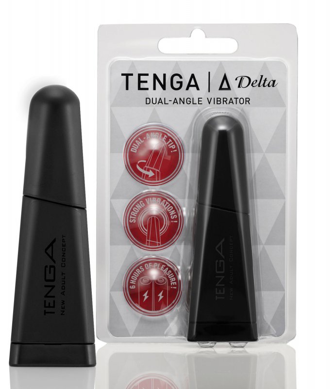 Вибратор Tenga Delta - черный