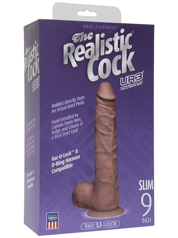   Realistic Cock UR3 9 Slim    