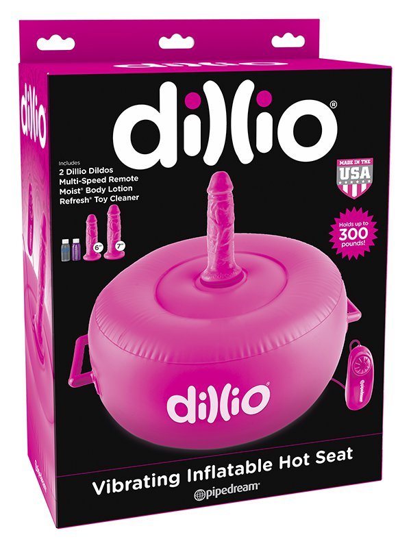    Dillio Vibrating Inflatable Hot Seat    2-   