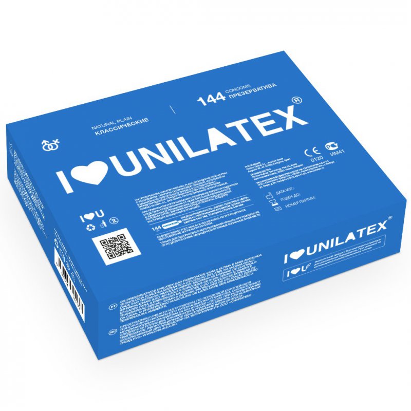 Классические презервативы Unilatex Natural Plain - 1 шт