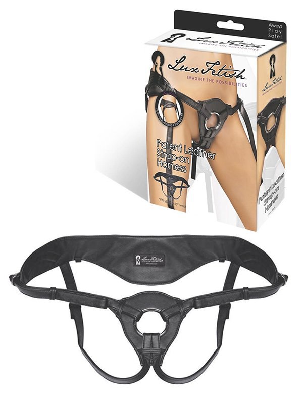       Patent Leather Strap-On Harness  