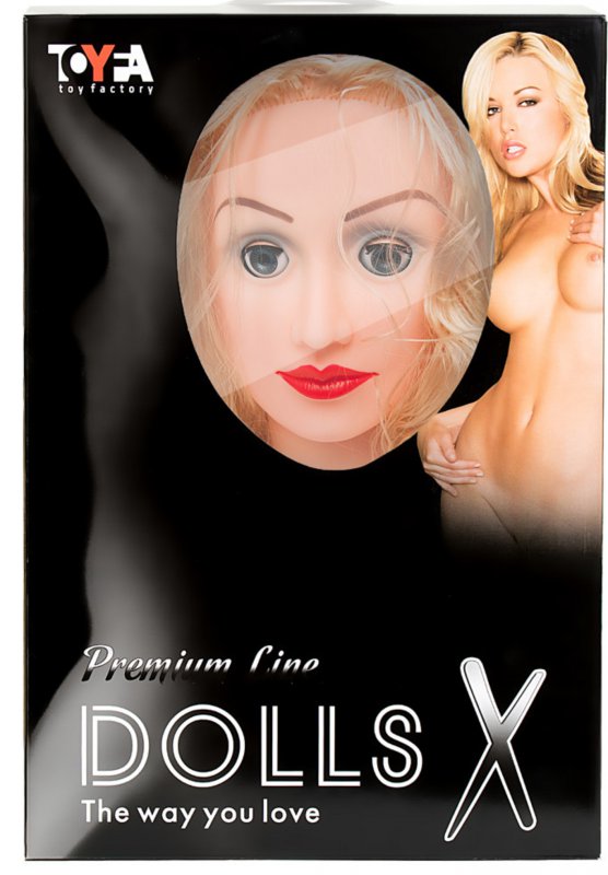 Реалистичная надувная секс-кукла TOYFA Dolls-X Eleanor с вибрацией - телесный