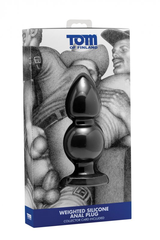      Tom of Finland Weighted Silicone Anal Plug  