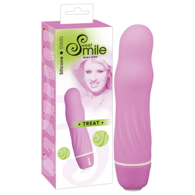 Вибратор Smile Mini Treat - розовый