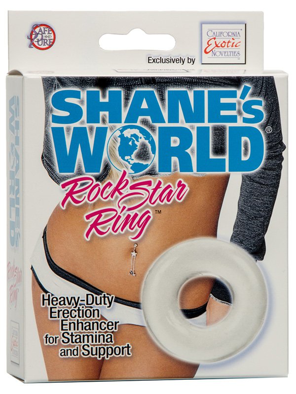 Эрекционное кольцо Shane’s World Rock Star Ring – прозрачный
