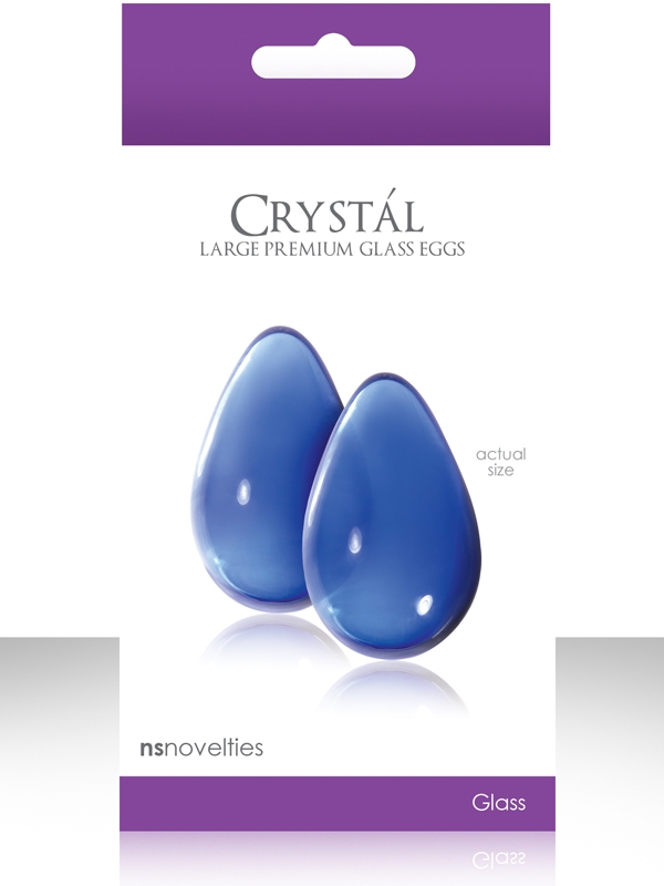      Crystal Glass - Blue