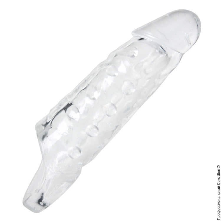      Tom of Finland Clear Realistic Cock Enhancer - 