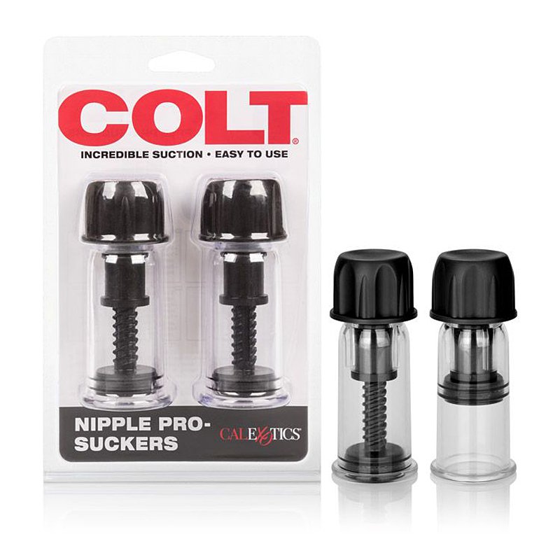 Винтовые помпы для сосков Colt Nipple Pro-Suckers – прозрачный