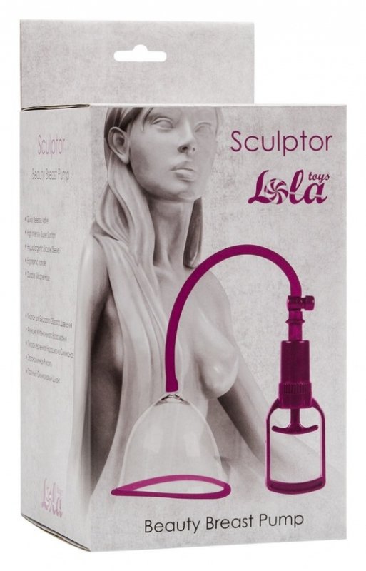 Вакуумная помпа для груди Sculptor – фиолетовый