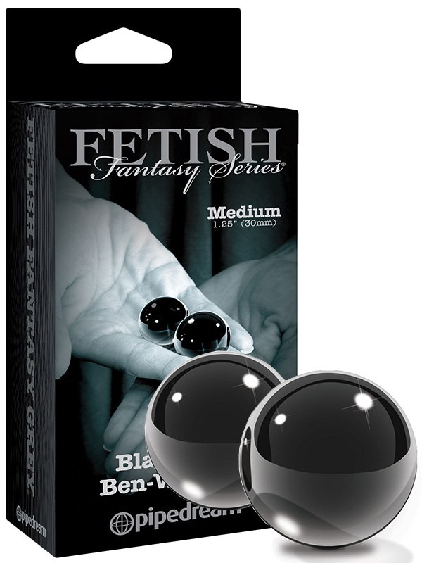   Medium Black Glass Ben-Wa Balls