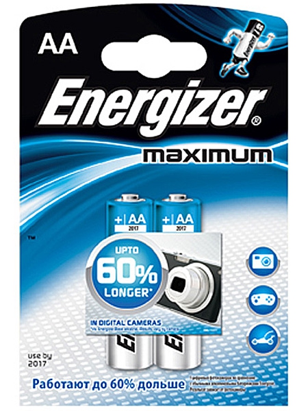    Energizer AA Maximum - 2 .