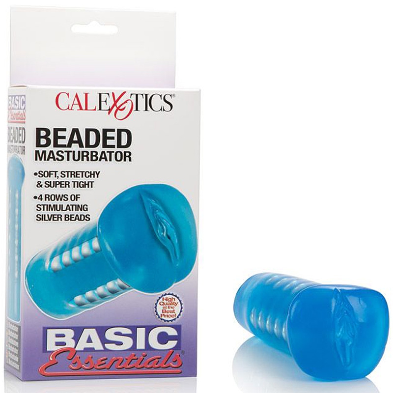   Basic Essentials Beaded Masturbator     