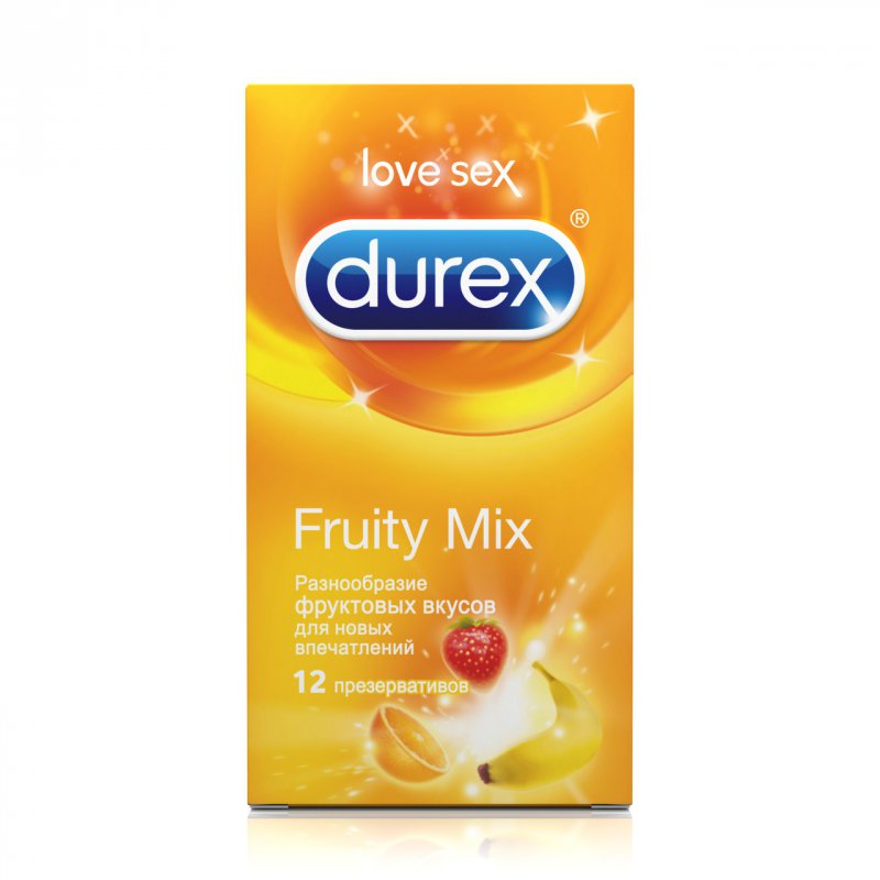   Durex Fruity Mix     12 