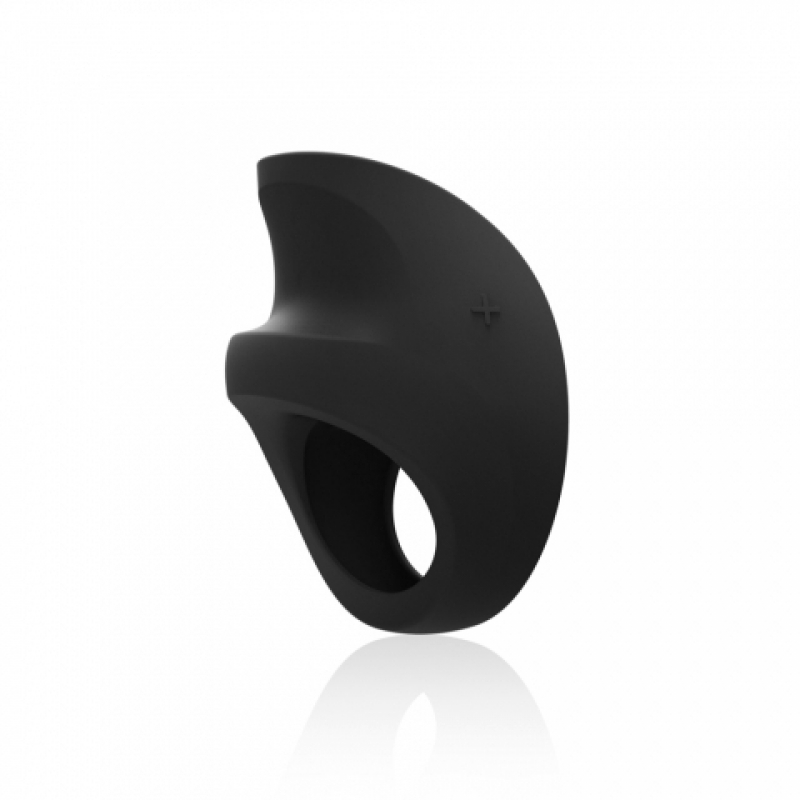 Эрекционное кольцо с вибрацией Lelo Pino - чёрный