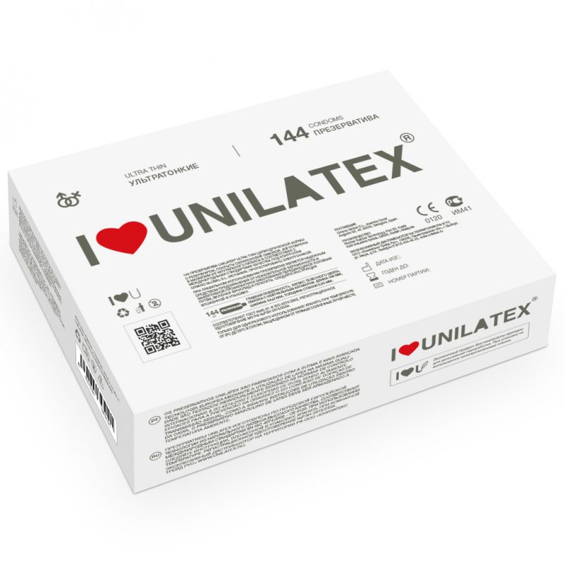 Ультратонкие презервативы Unilatex Ultrathin - 1 шт