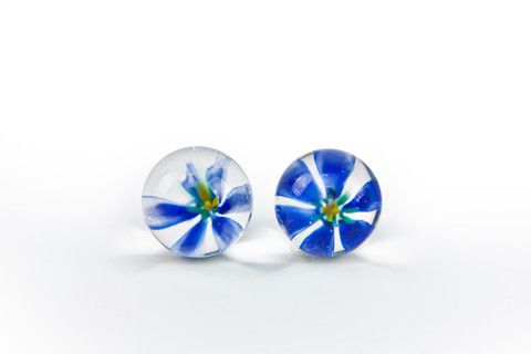   TLC CyberGlass Ben Wa Balls Blue Blossom