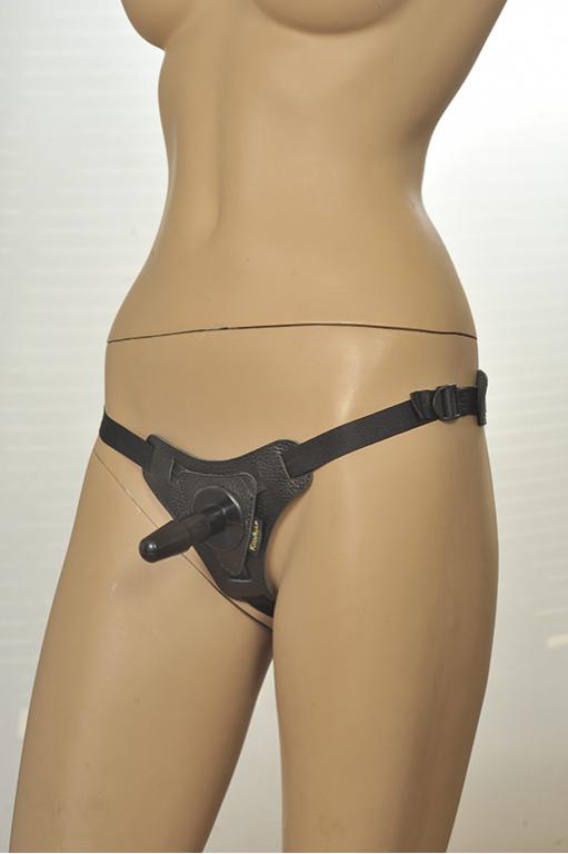     Kanikule Leather Strap-on Harness Anatomic Thong