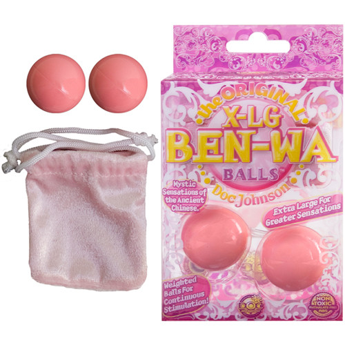 Вагинальные Шарики X-Large Ben Wa Balls, розовые